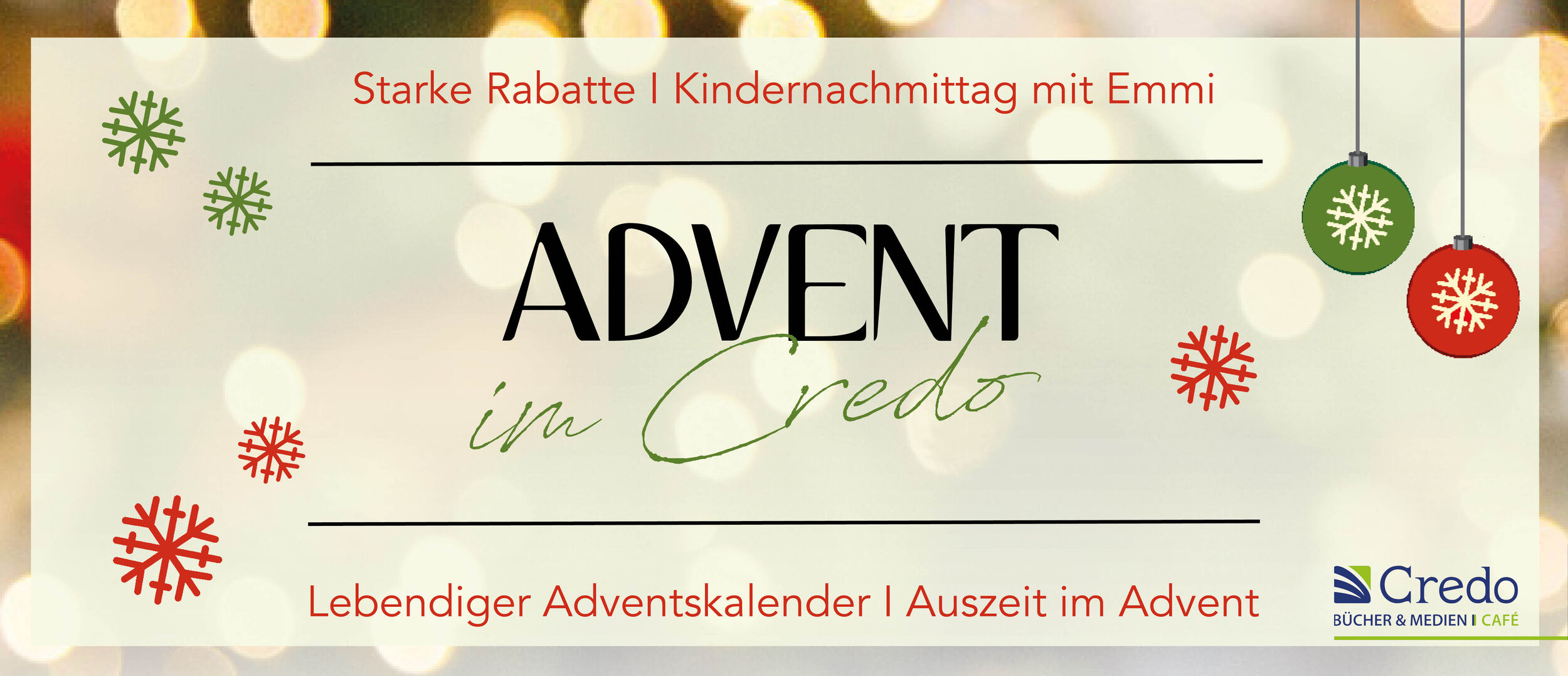 Titel Advent im Credo 2025